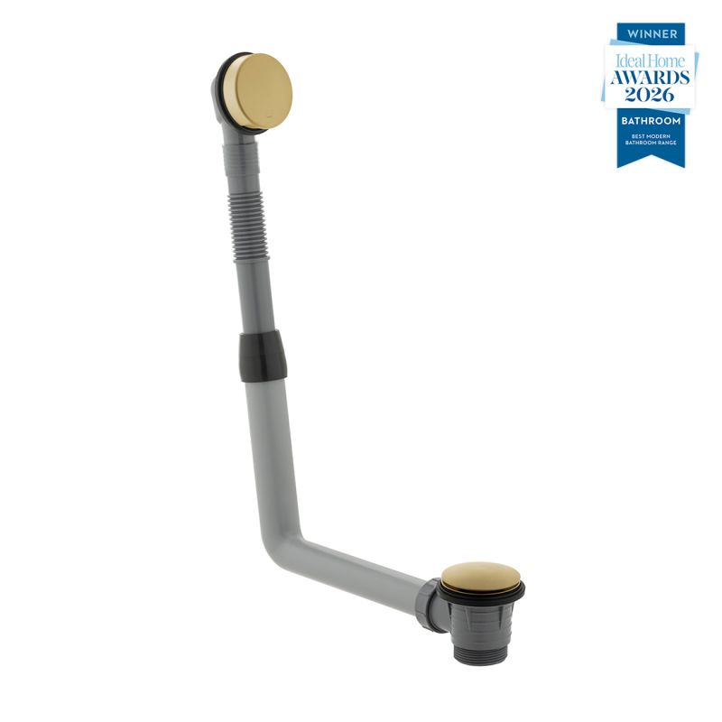 Round Clic-Clac Bath Waste and Overflow