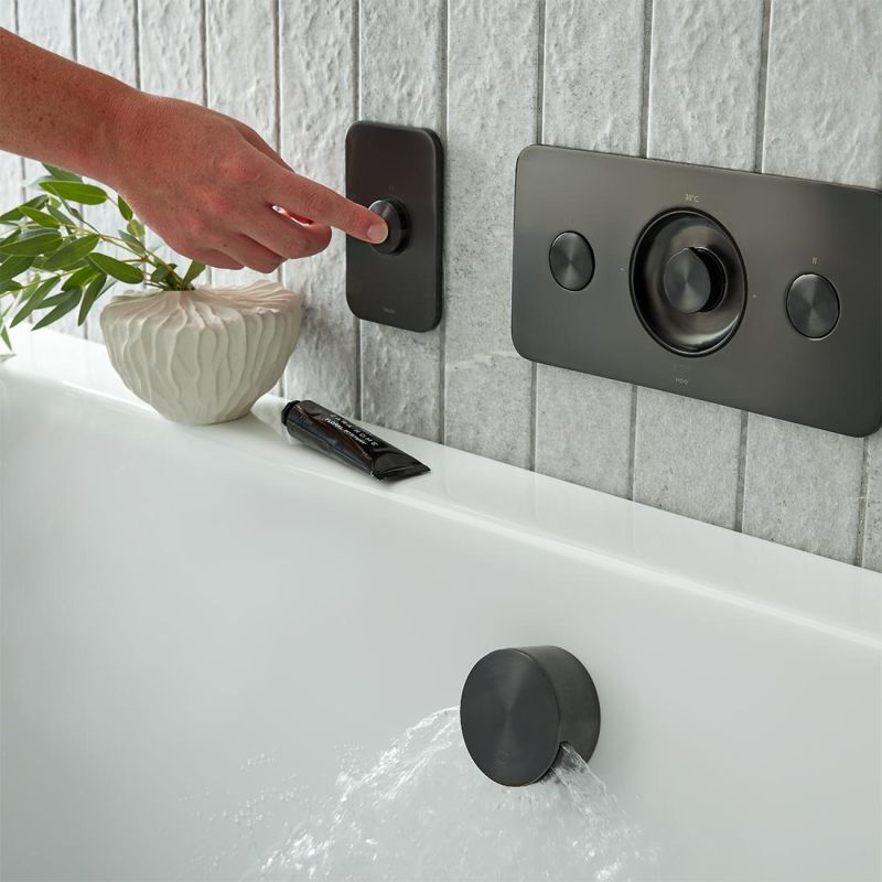 Zone 1 Button 1 Outlet Vertical Concealed Stop Valve