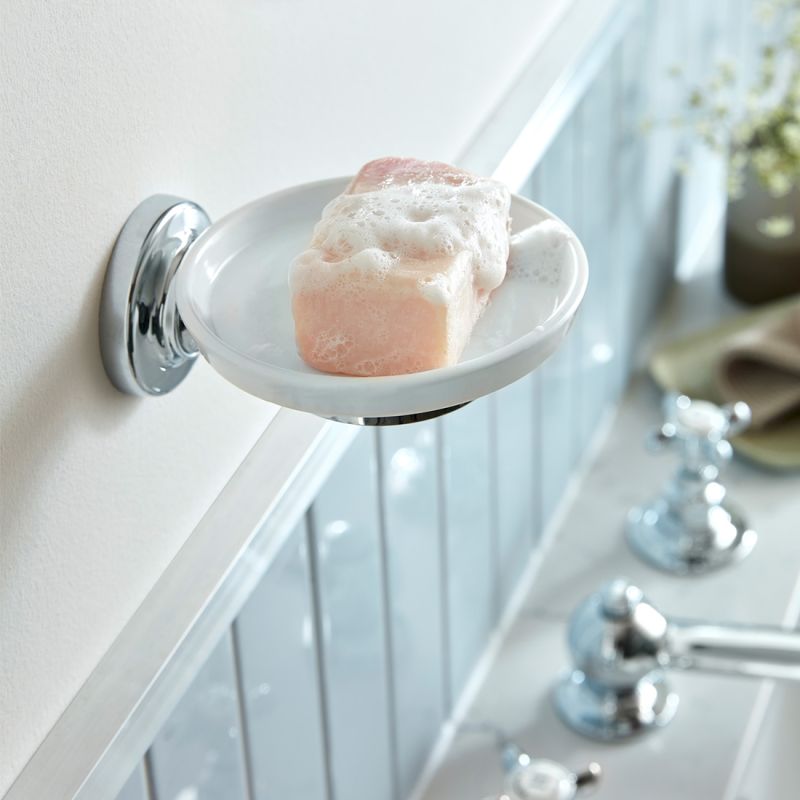 Ceramic
Soap Dish & Holder