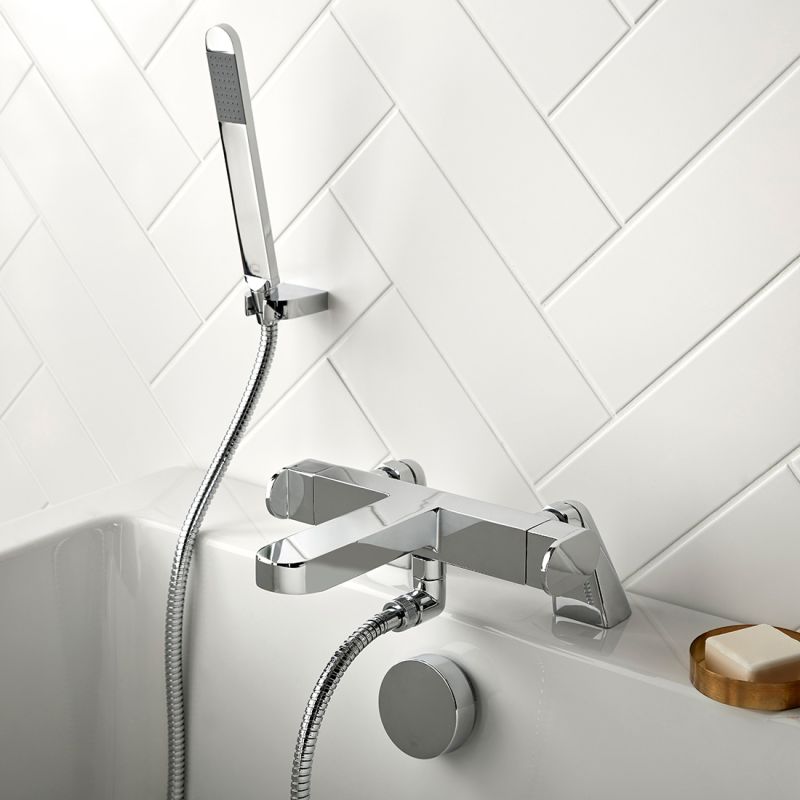 Thermostatic Bath Shower Mixer + Shower Kit