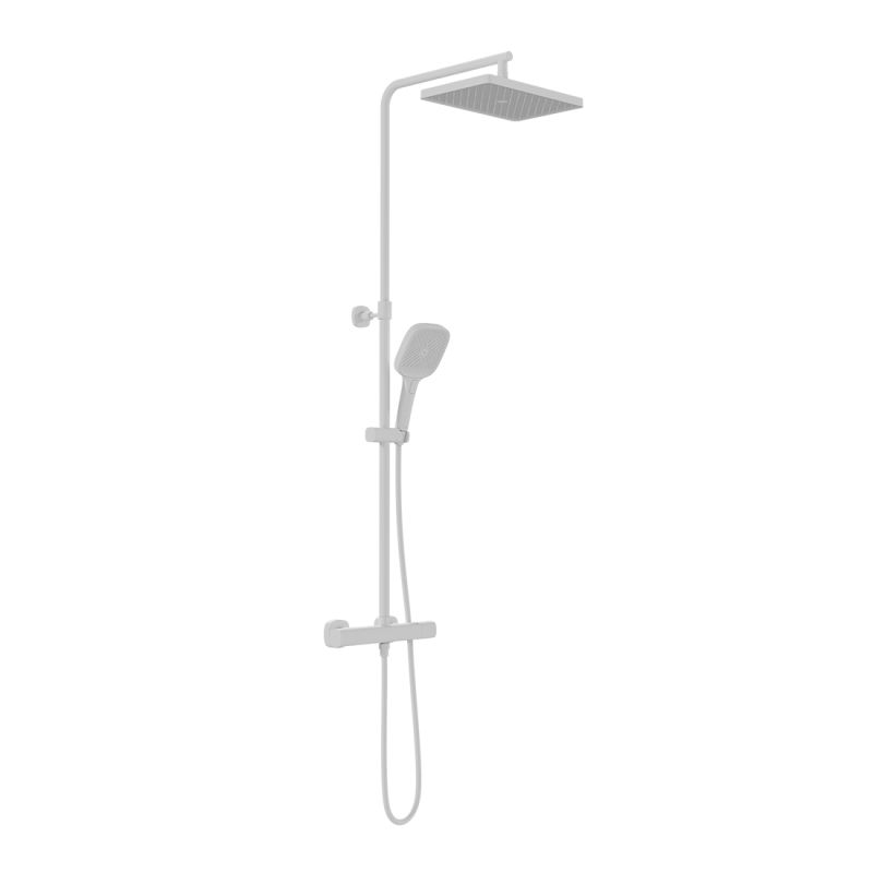 Wall Mounted Thermostatic Exposed Shower Column