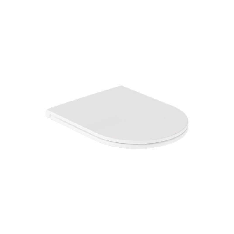 Slimline Round Toilet Seat For Back To Wall WC