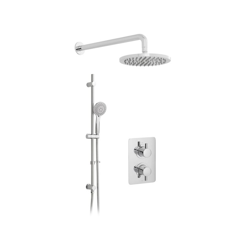 2 Outlet Thermostatic Shower Set