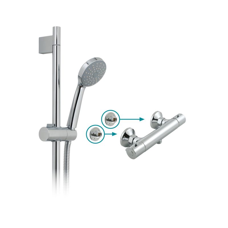Exposed Thermostatic Shower Set