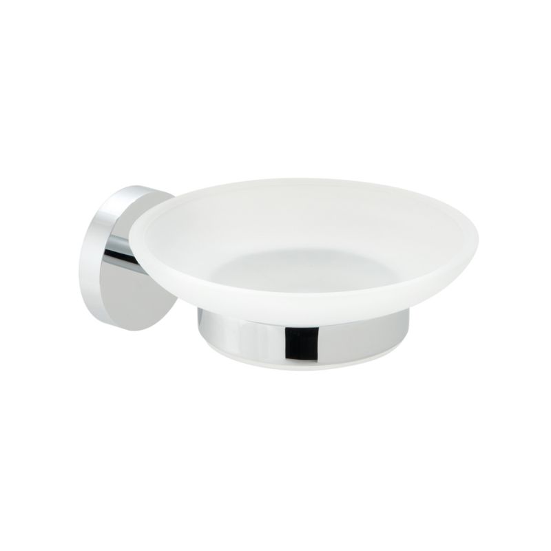 Frosted Glass
Soap Dish + Holder