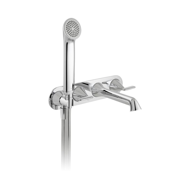 Thermostatic Lever
Handle Bath Shower Mixer + Integrated Mini Kit