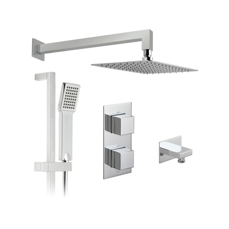2 Outlet Thermostatic Shower Set