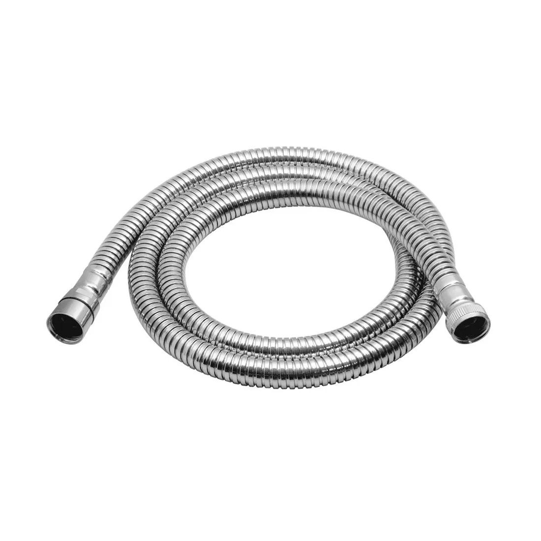 OGOUGUAN 59-Inch Stainless Steel Shower Hose – Chrome Finish, Explosion-Proof With Brass Coupler, Handheld Shower Hose (1.5 Meters)