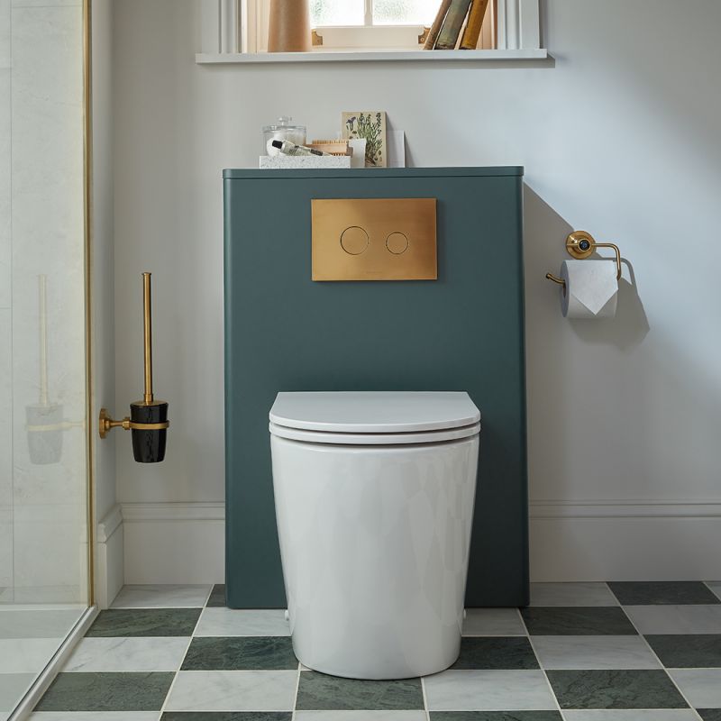 Toilet Brush & Ceramic Holder