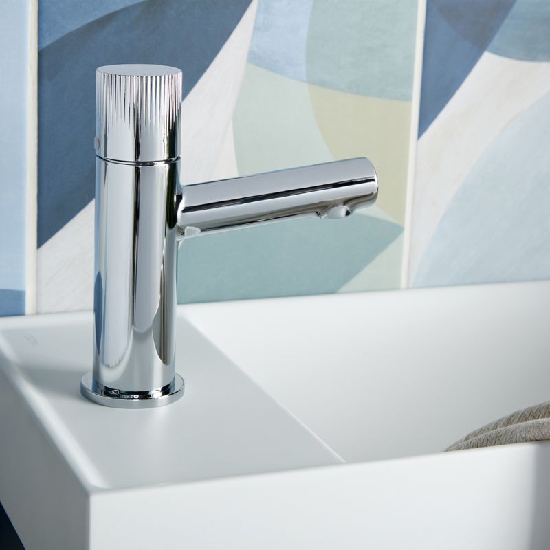 Safari Leverless Mini Mono Basin Mixer Tap and Universal Basin Waste