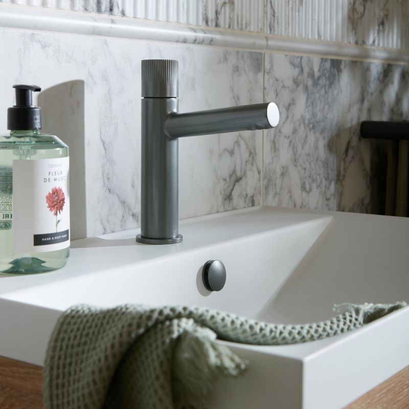 Safari Leverless Mono Basin Mixer Tap and Universal Basin Waste