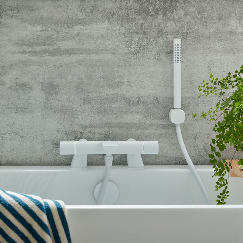 Deck Mounted Exposed Thermostatic Bath Shower Mixer
