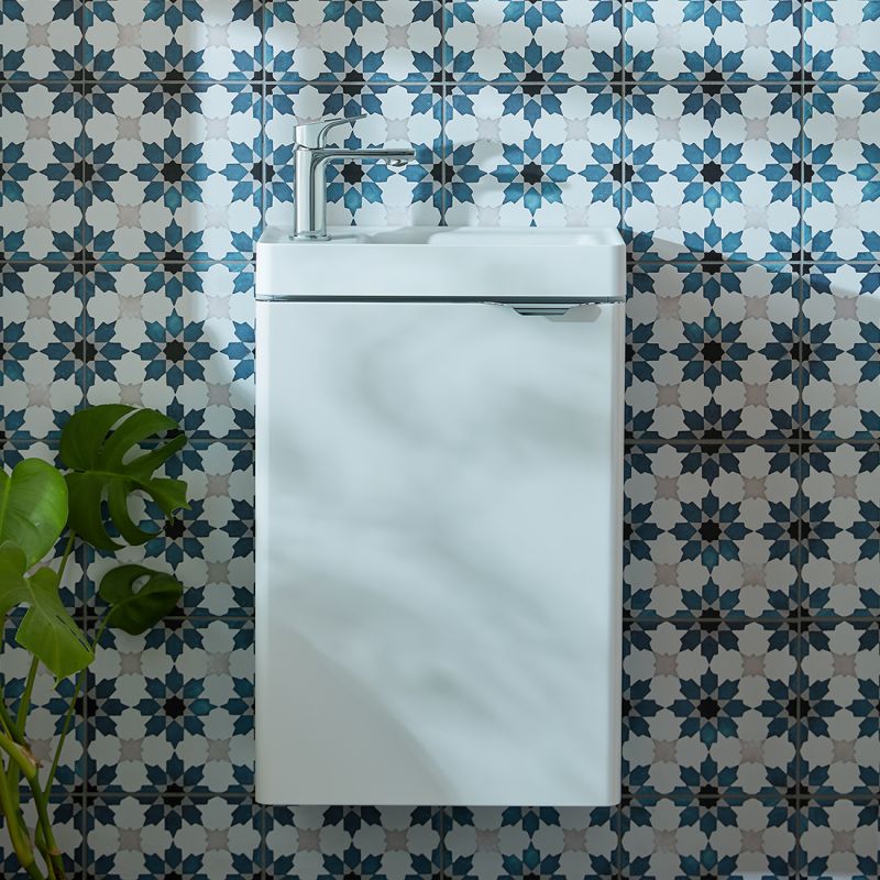 400mm Wall Hung Cloakroom Unit 