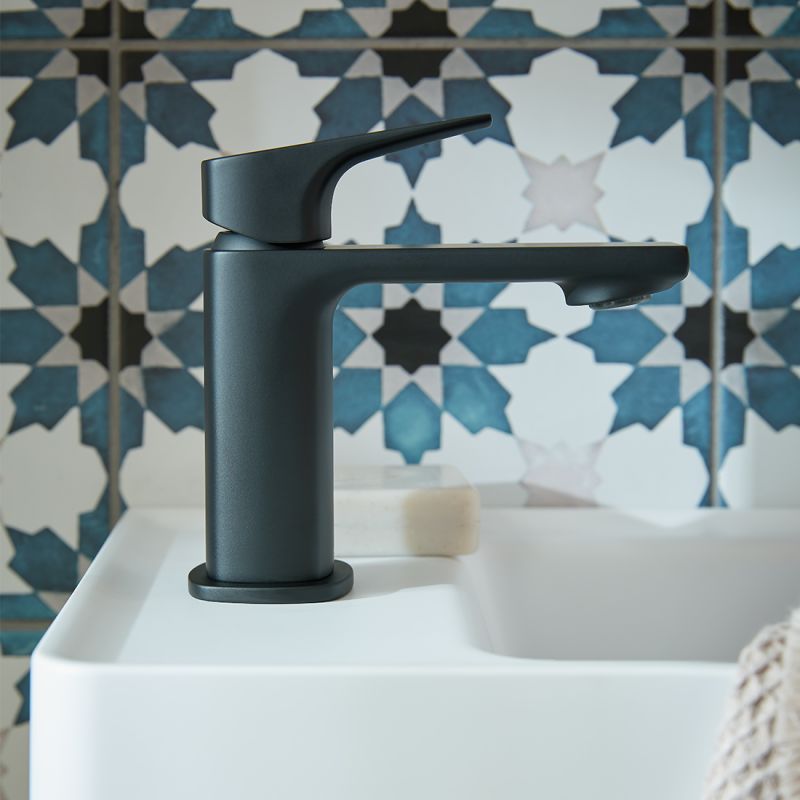 Lever Mini Mono Basin Mixer and Universal Basin Waste