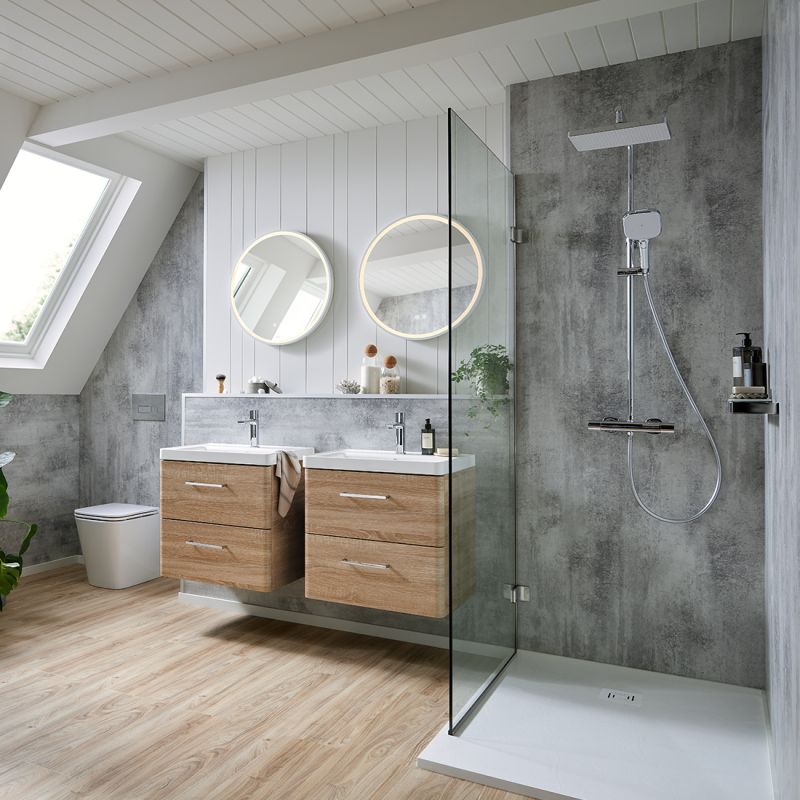 600mm Bathroom Vanity Unit with 2 Drawers