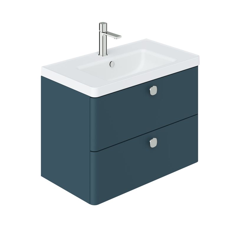 800mm Bathroom Vanity Unit With 2 Drawers 