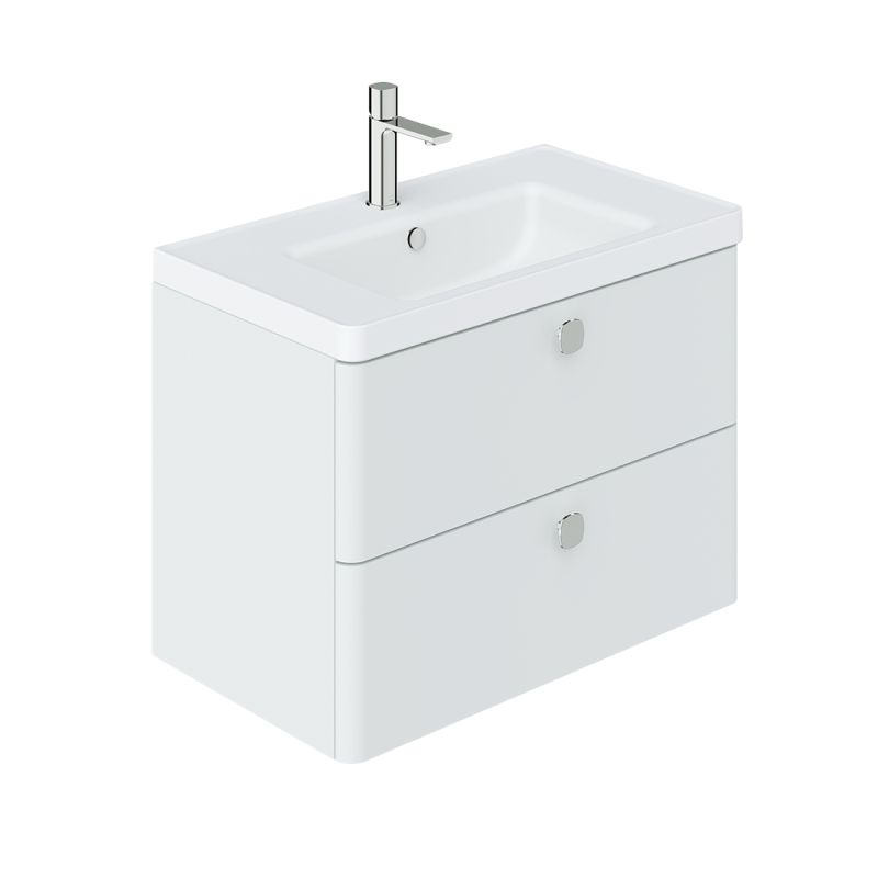 800mm Bathroom Vanity Unit With 2 Drawers 