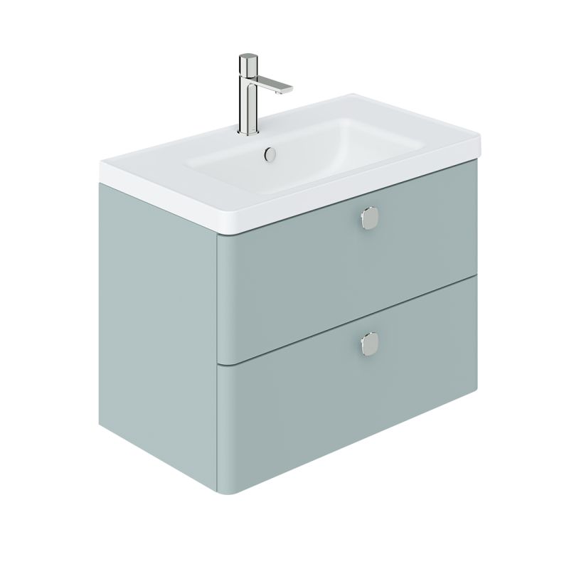 800mm Bathroom Vanity Unit With 2 Drawers 