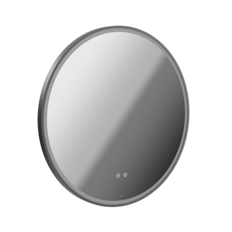 Round Illuminated LED Bathroom Mirror, 800mm