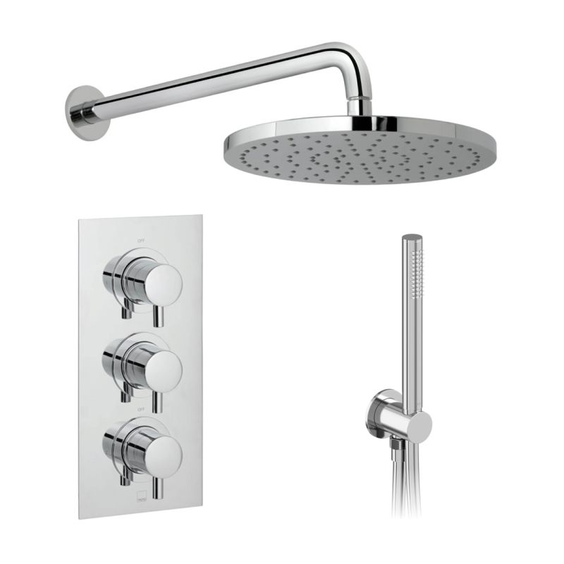 2 Outlet Thermostatic Shower Set