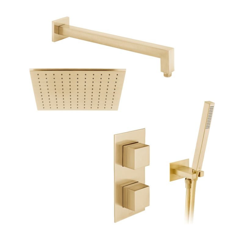 Tablet Notion Concealed Thermostatic Showering Package with Mini Kit, 2 Outlet