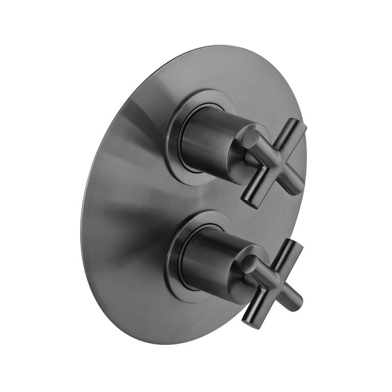 DX Elements Thermostatic Shower Valve, 2 Outlet 2 Handle