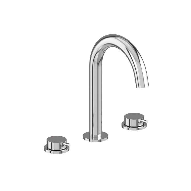 Safari Lever Deck Mounted Basin Mixer Tap for Low Pressure System