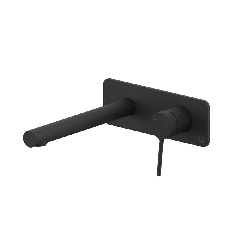 Safari Lever Wall Mounted Basin Mixer with Square Backplate for Low Pressure System