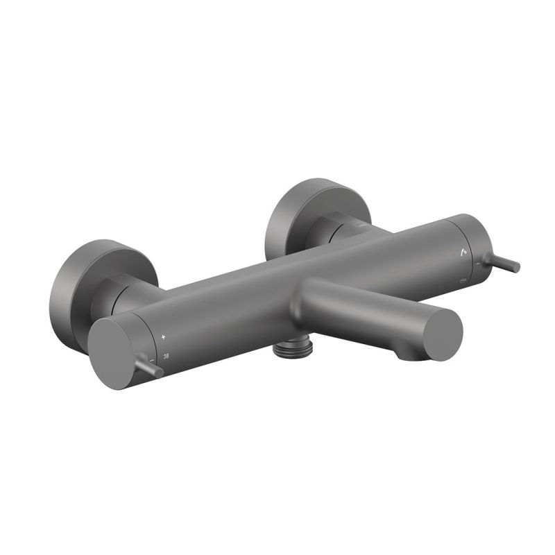 Safari Lever Wall Mounted Exposed Thermostatic Bath Shower Mixer