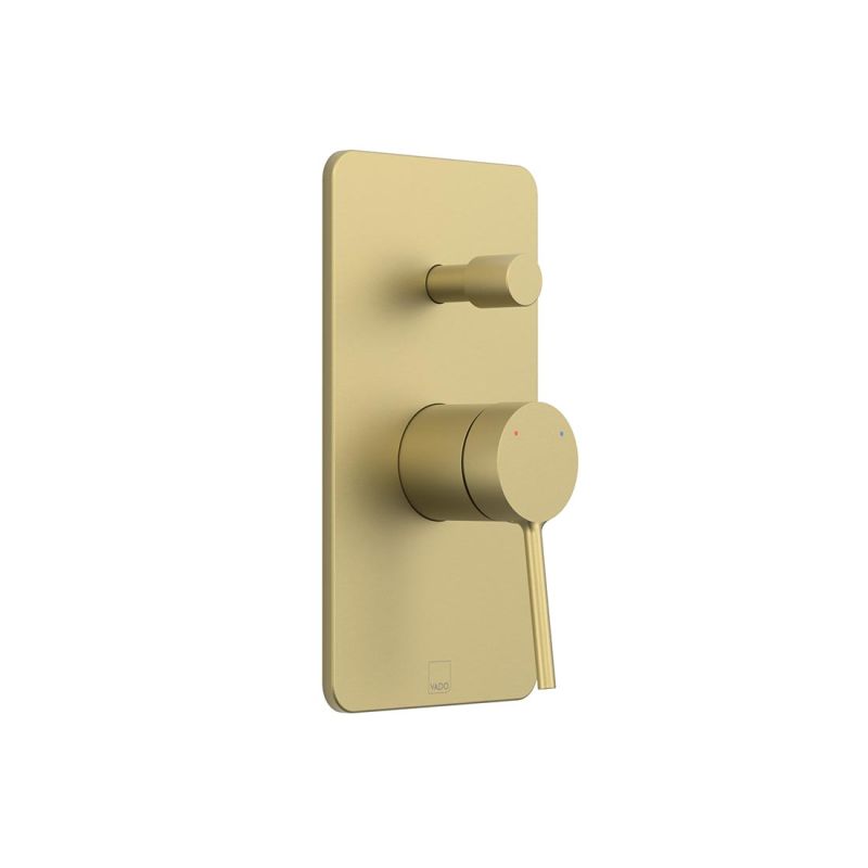 Safari Push Button Concealed 2 Outlet Manual Shower Valve