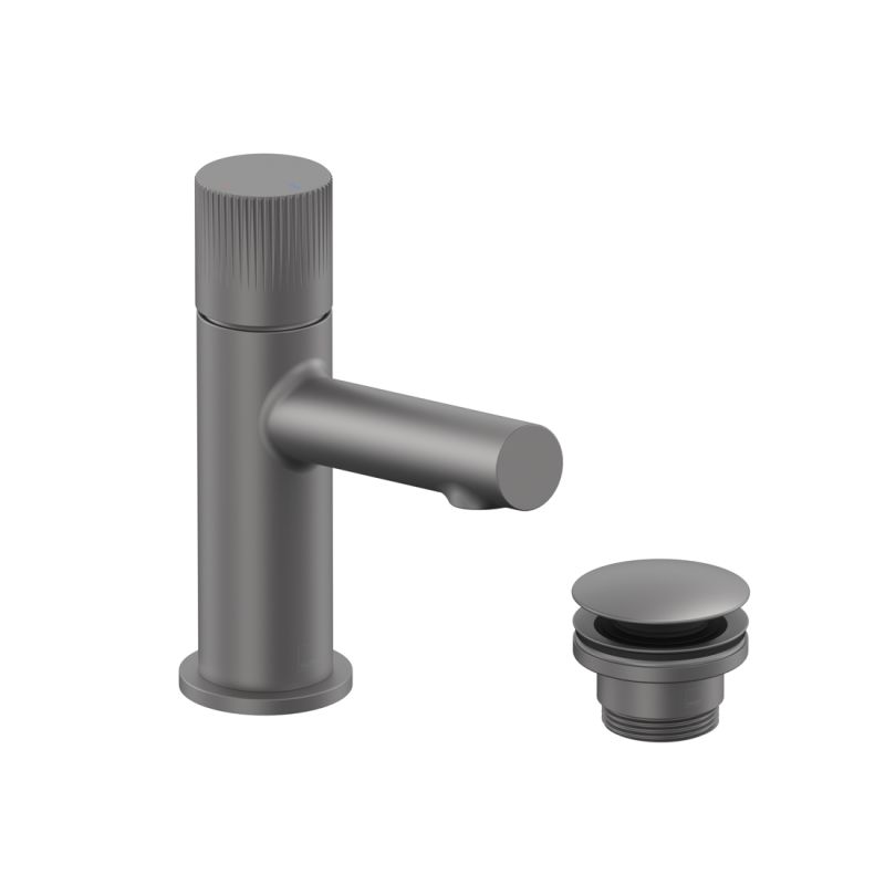 Safari Leverless Mini Mono Basin Mixer Tap and Universal Basin Waste