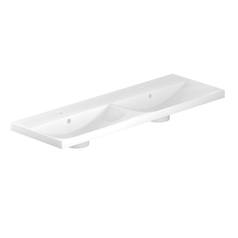 Safari Mineral Cast Double Basin, 1200mm