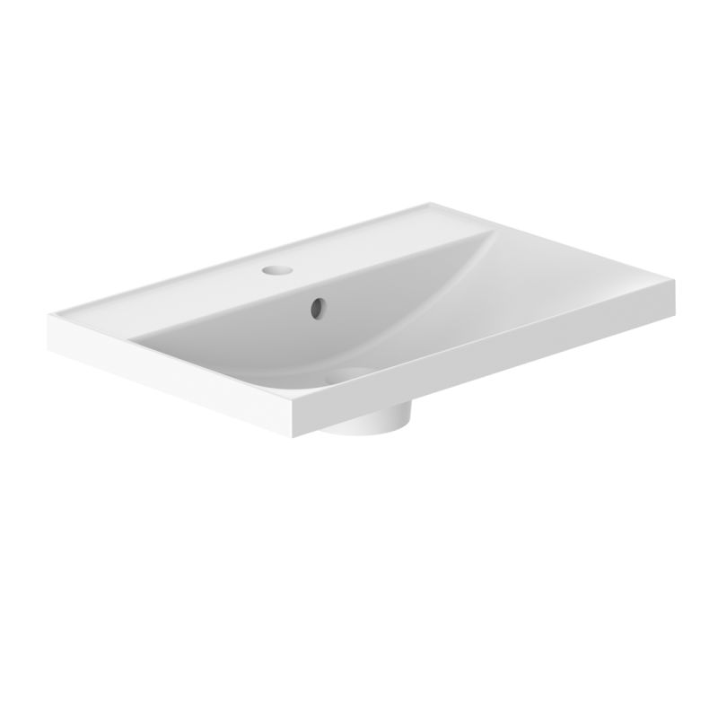 Safari Mineral Cast Vanity Basin, 600mm