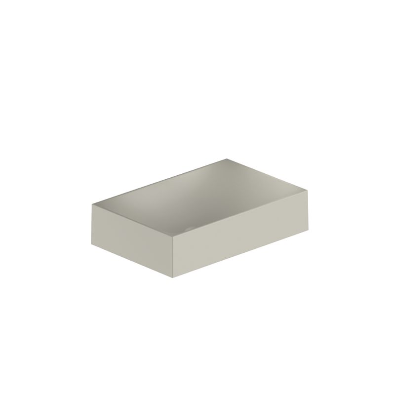 Safari Rectangle Mineral Cast Countertop Basin