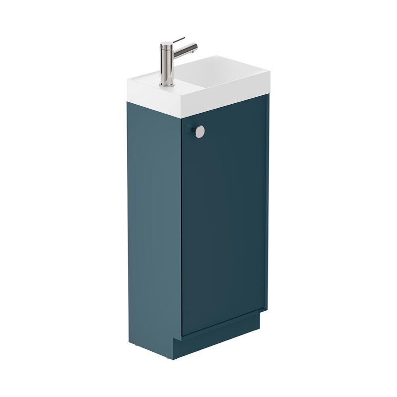 Safari Floor Mounted Cloakroom Unit, 400mm Left Pull