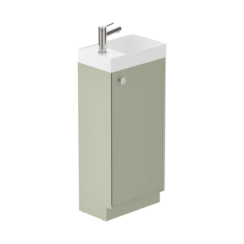Safari Floor Mounted Cloakroom Unit, 400mm Left Pull