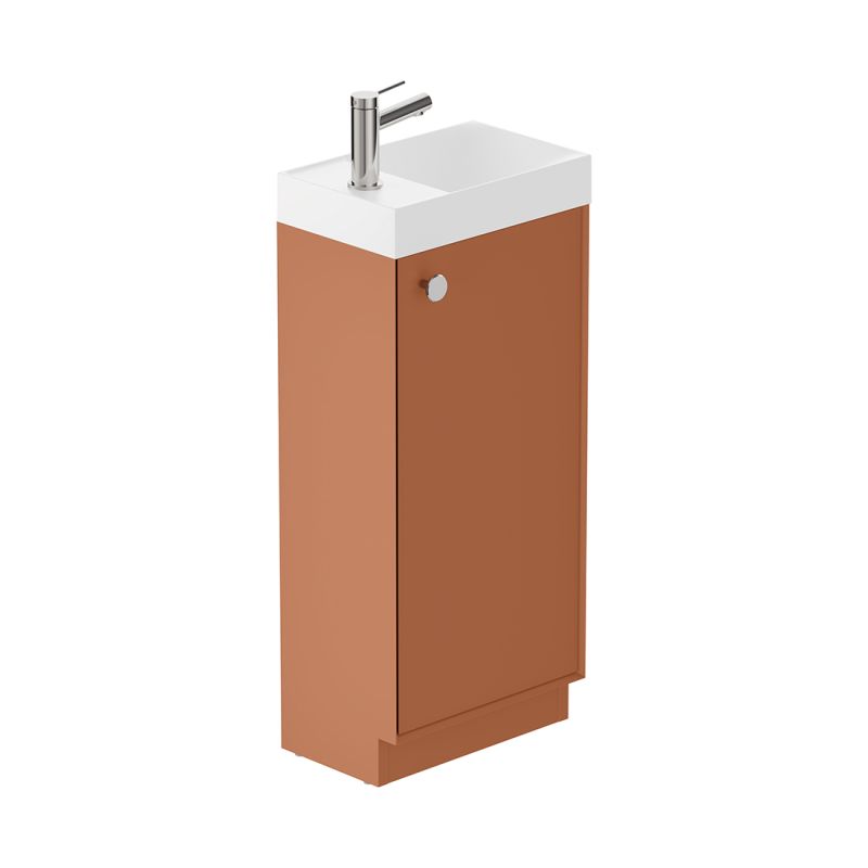 Safari Floor Mounted Cloakroom Unit, 400mm Left Pull