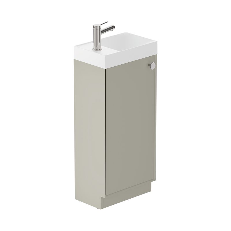 Safari Floor Mounted Cloakroom Unit, 400mm Right Pull