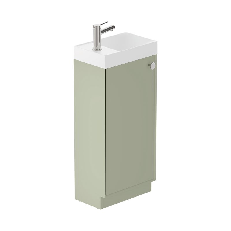 Safari Floor Mounted Cloakroom Unit, 400mm Right Pull