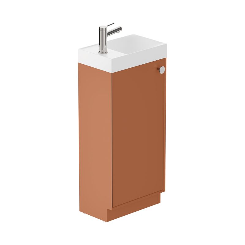 Safari Floor Mounted Cloakroom Unit, 400mm Right Pull