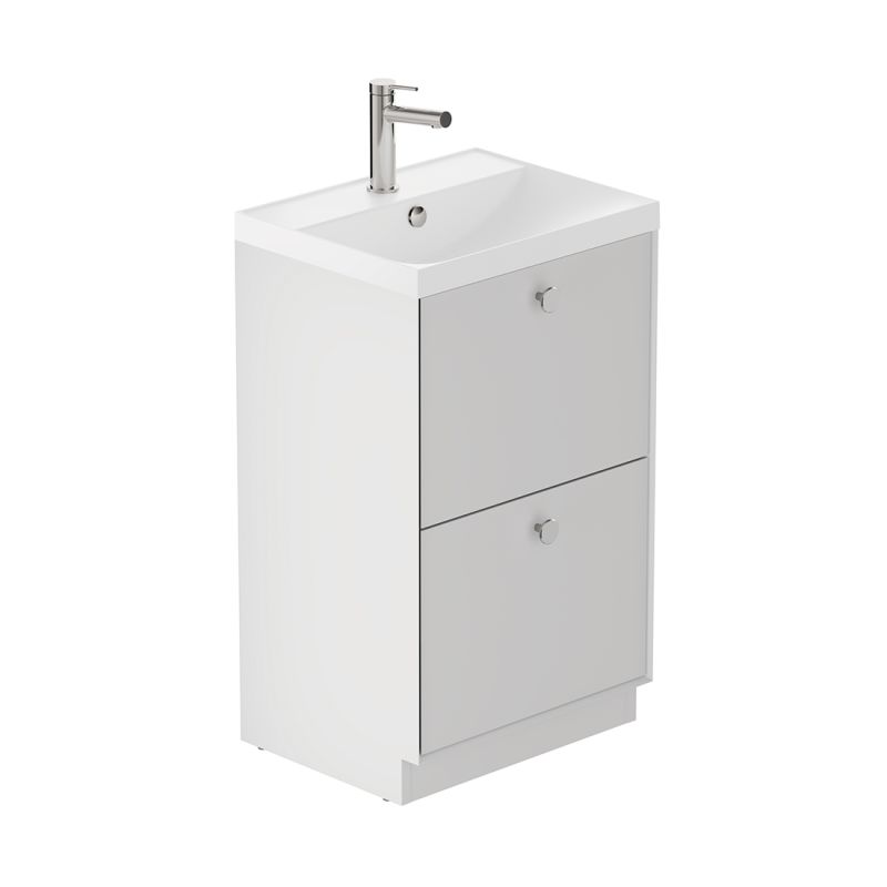 Safari Floor Mounted Vanity Unit, 500mm 