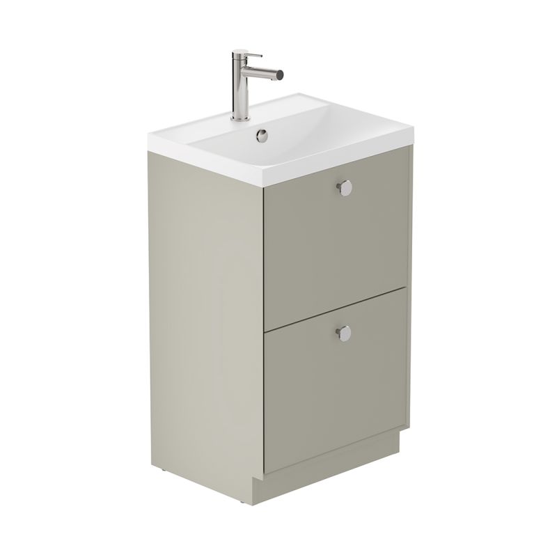 Safari Floor Mounted Vanity Unit, 500mm 
