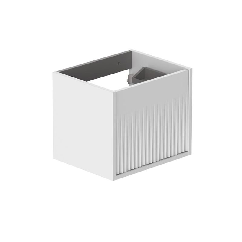 Safari Fluted Wall-Hung Vanity Unit, 500mm