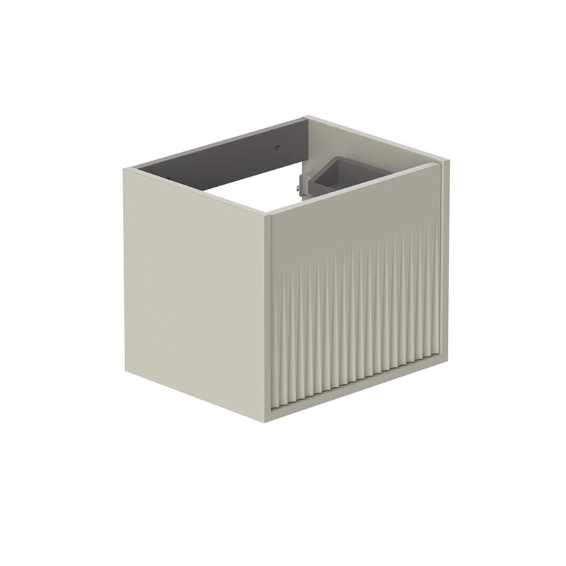 Safari Fluted Wall-Hung Vanity Unit, 500mm