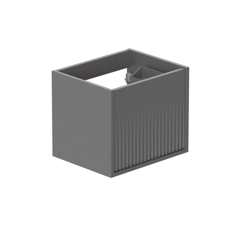 Safari Fluted Wall-Hung Vanity Unit, 500mm