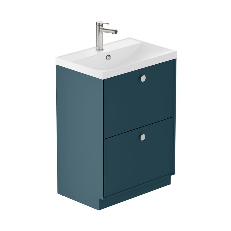 Safari Floor Mounted Vanity Unit, 600mm 