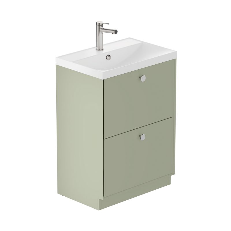 Safari Floor Mounted Vanity Unit, 600mm 
