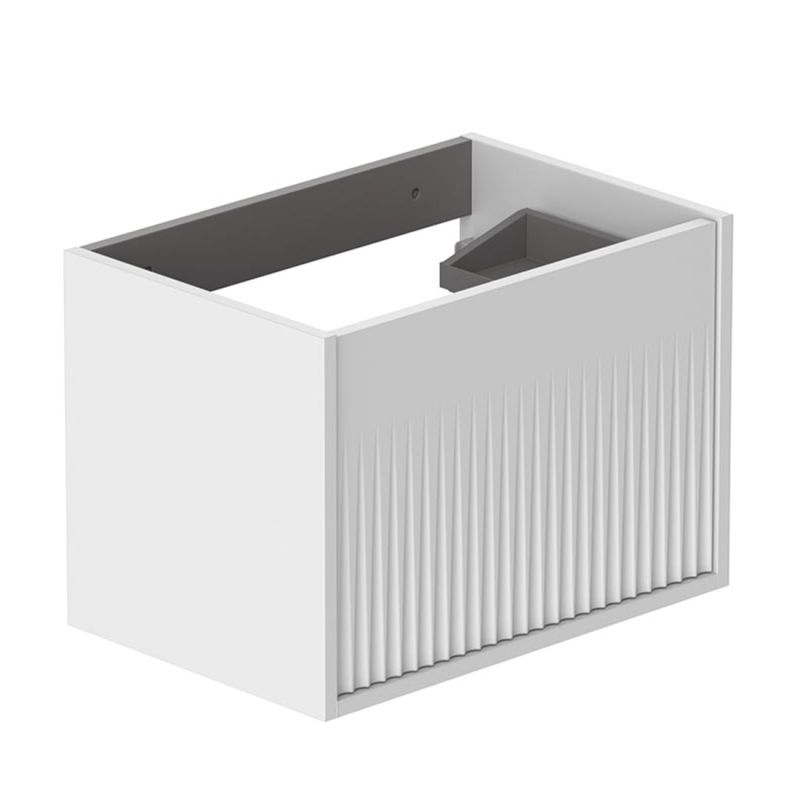 Safari Fluted Wall-Hung Vanity Unit, 600mm 