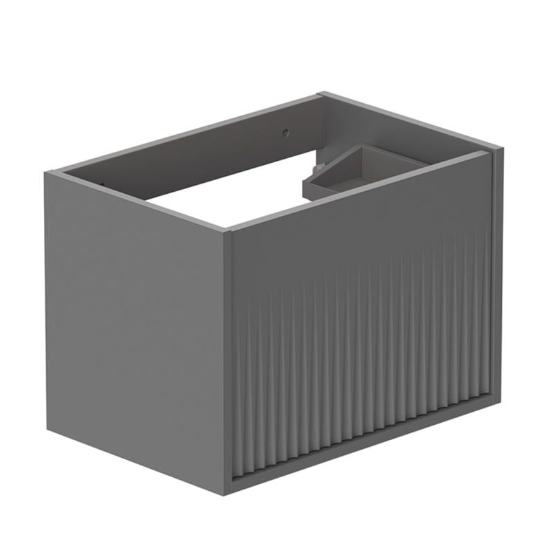 Safari Fluted Wall-Hung Vanity Unit, 600mm 