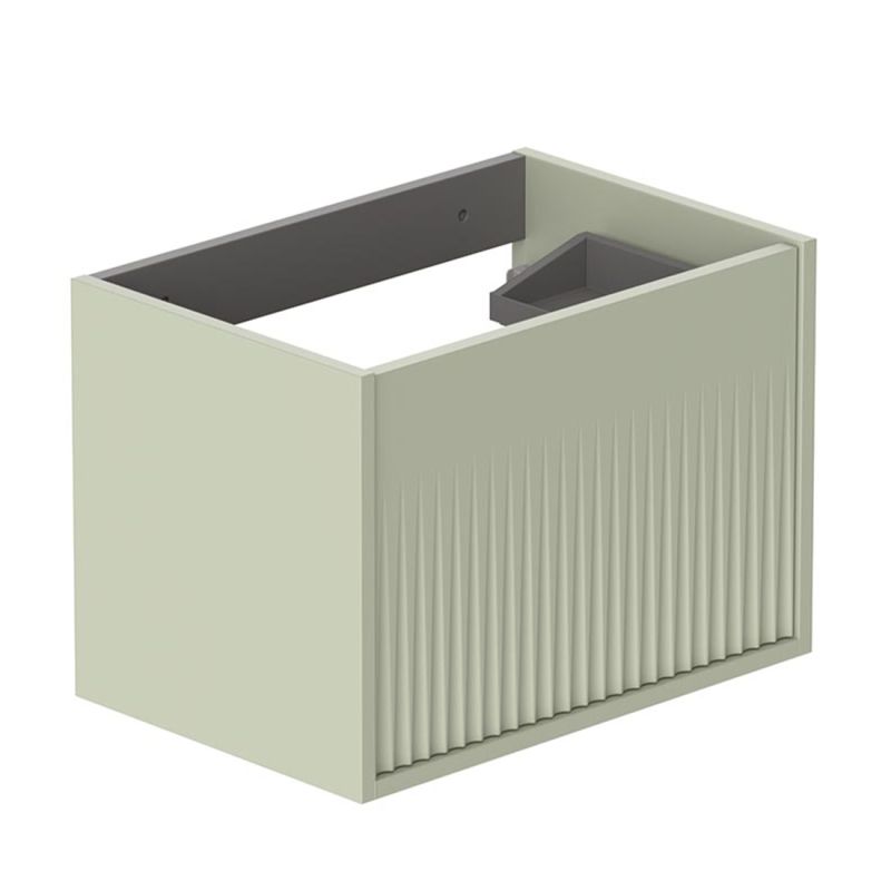 Safari Fluted Wall-Hung Vanity Unit, 600mm 